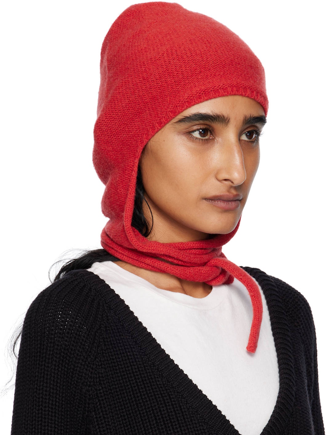 Red Tier Hood Beanie - 2