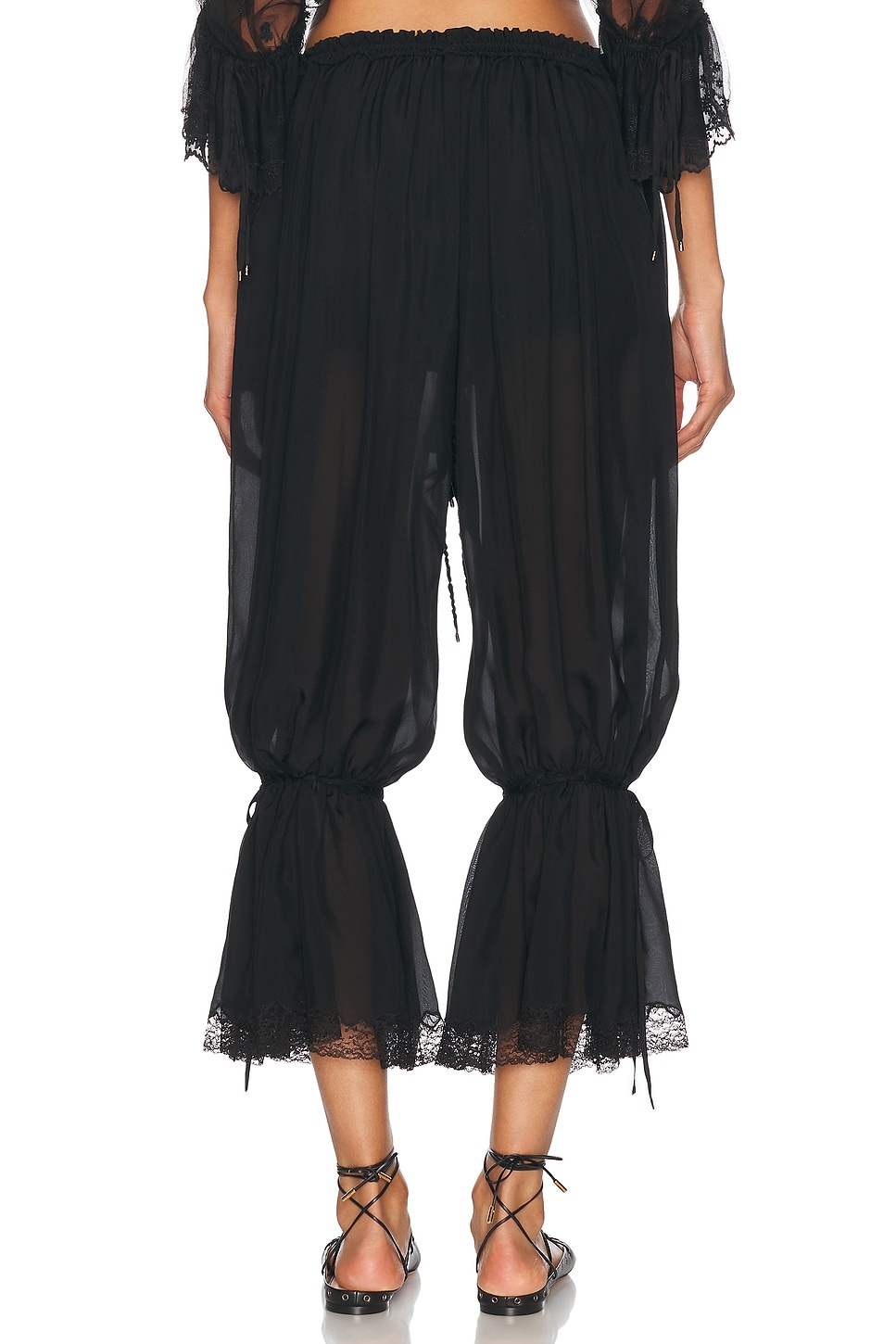 Chloé Cinched Ankle Pant | forward | REVERSIBLE