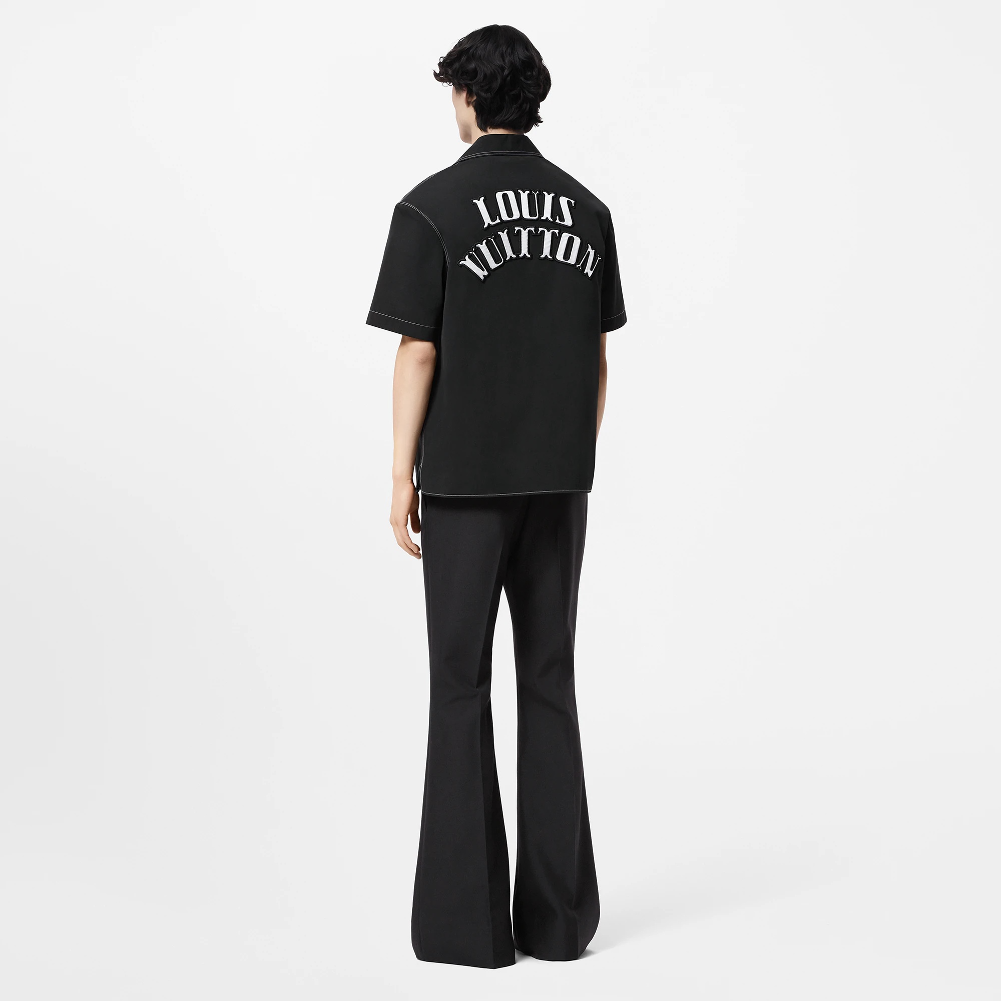 Embroidered Short-Sleeved Cotton Shirt - 3