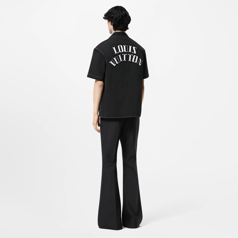 Embroidered Short-Sleeved Cotton Shirt 3