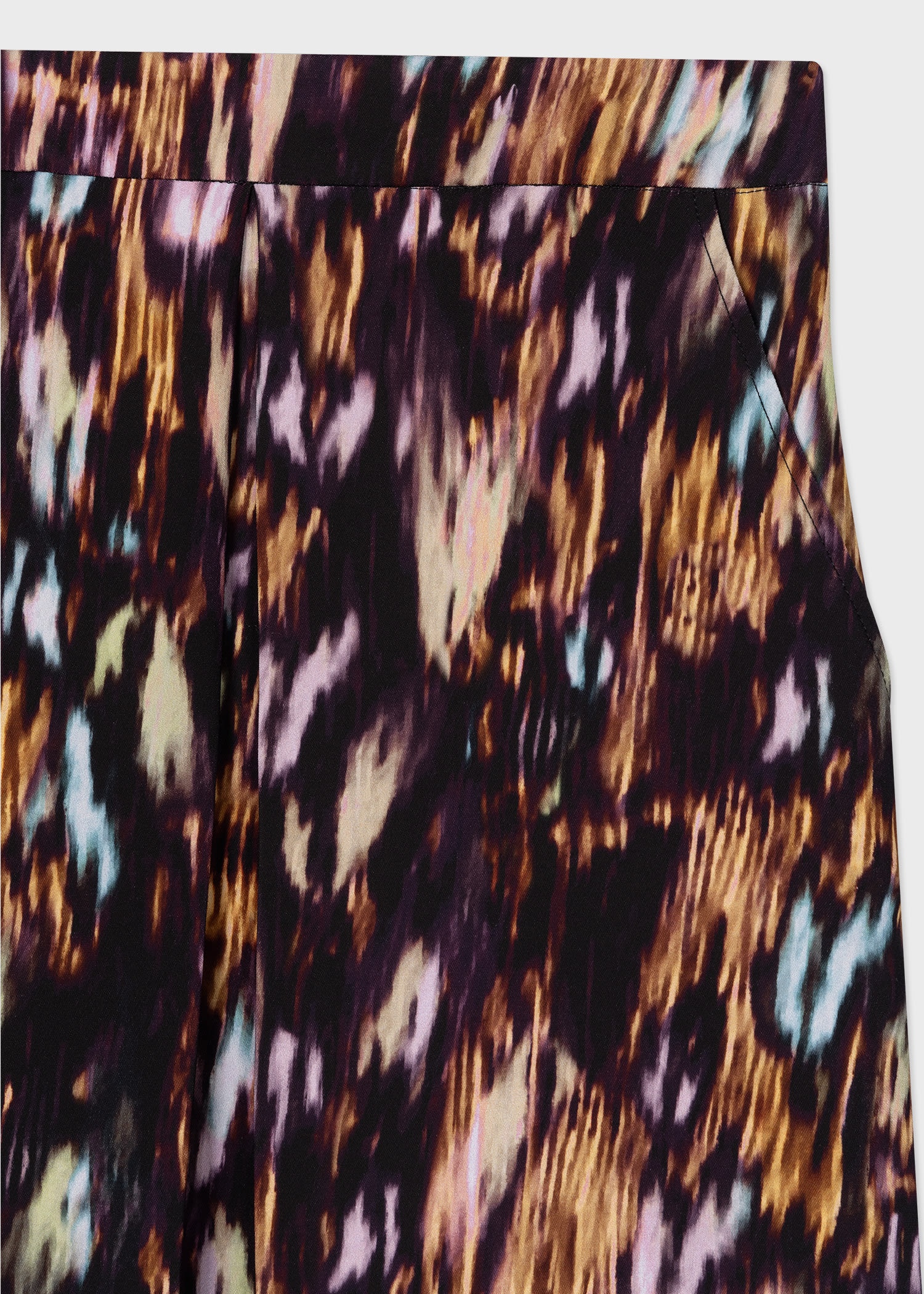 Black 'Bark' A Line Skirt - 2