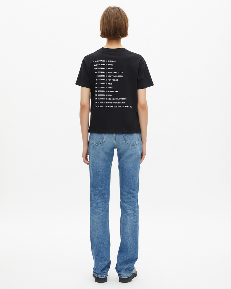 WHAT IS BLACK WASHED COTTON T-SHIRT 4