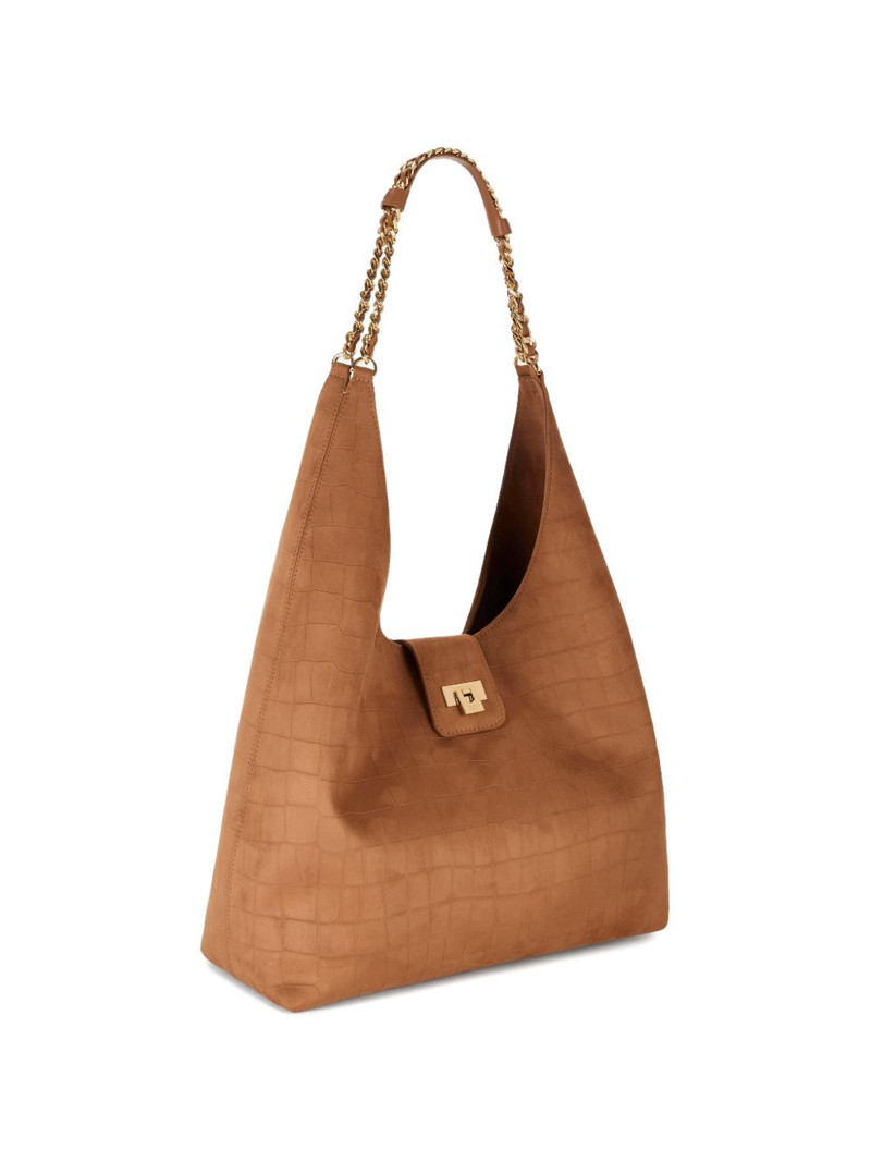 embossed chain shoulder bag 3