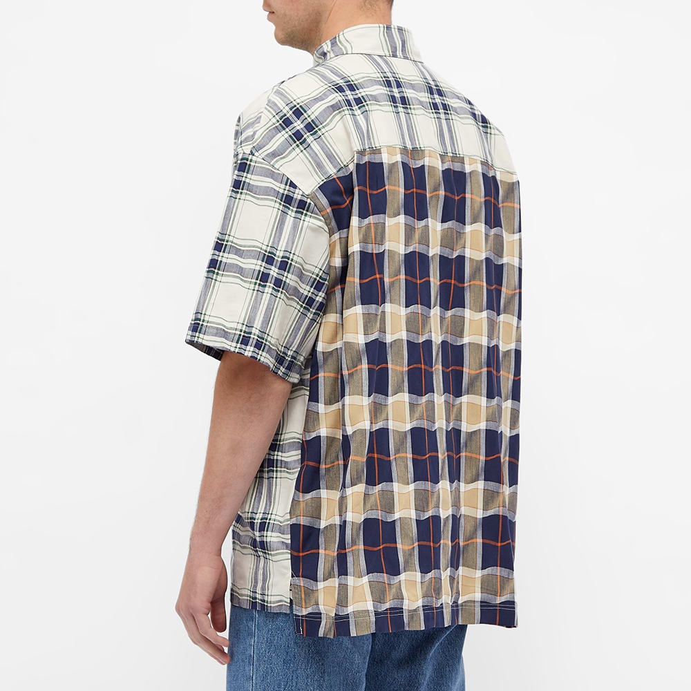 Loewe Short Sleeve Patchwork Check Shirt - 5