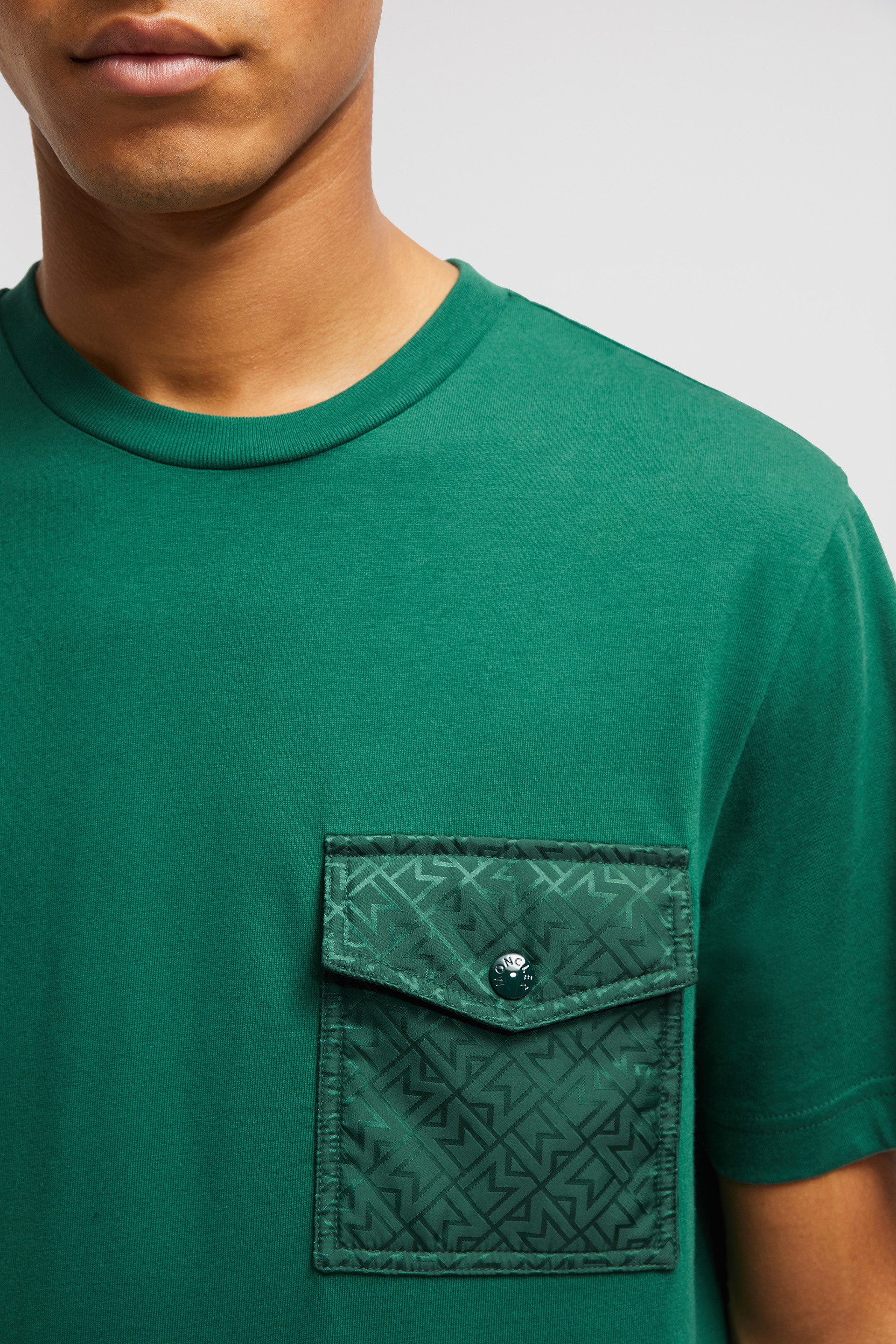 Cotton T-Shirt With Pocket - 6