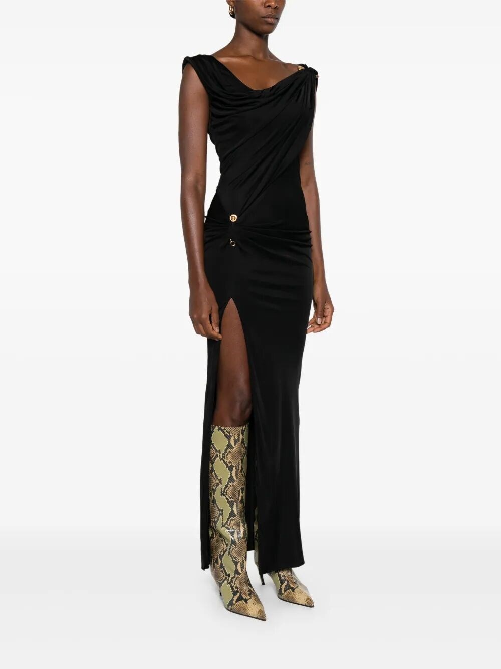 Gown `Responsible` Vicose Liquid Jersey - 5