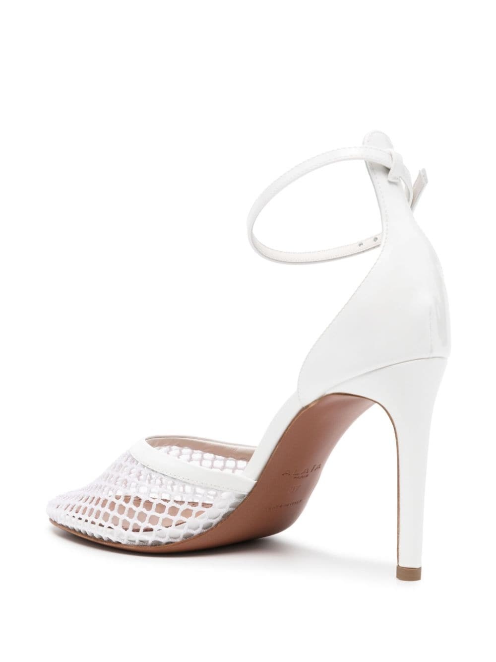 fishnet-detailing 90mm pumps - 3