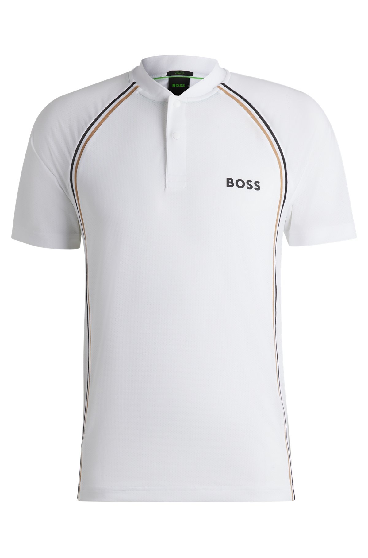 ACTIVE SLIM-FIT POLO SHIRT IN SUPER-STRETCH MESH - 1