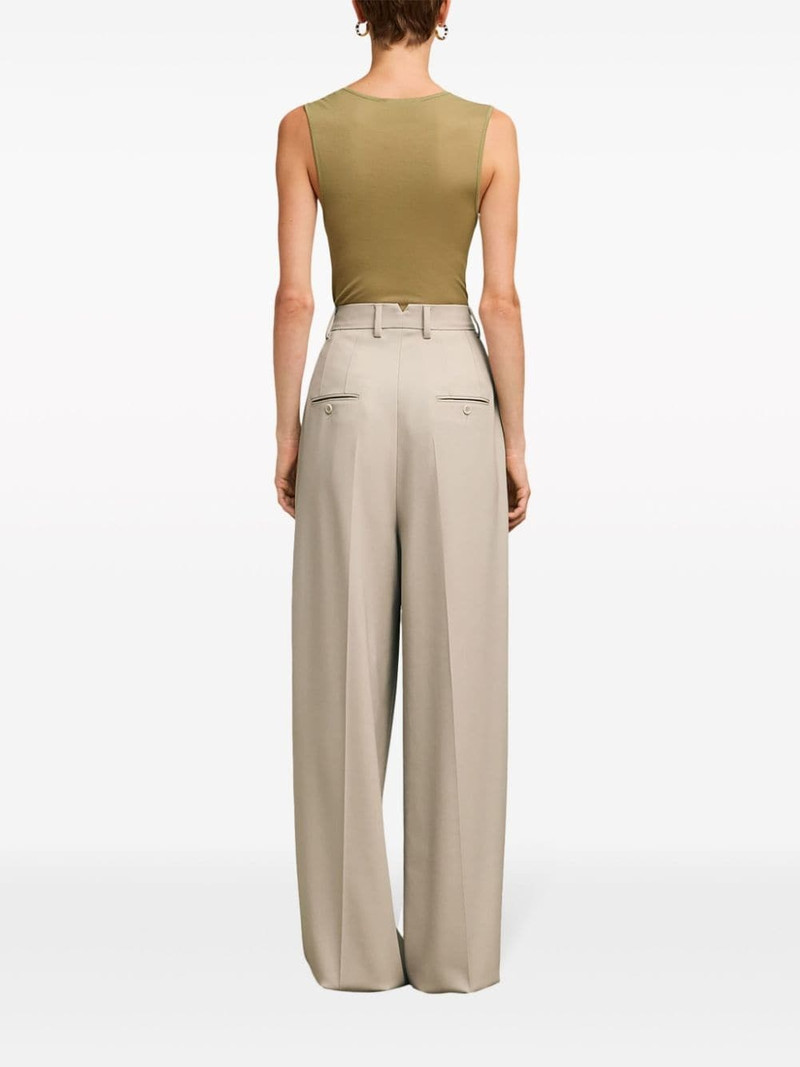 wide-leg tailored wool trousers 4
