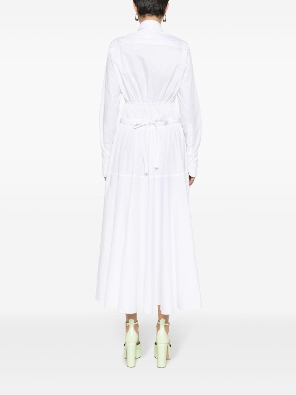 poplin shirt dress - 4