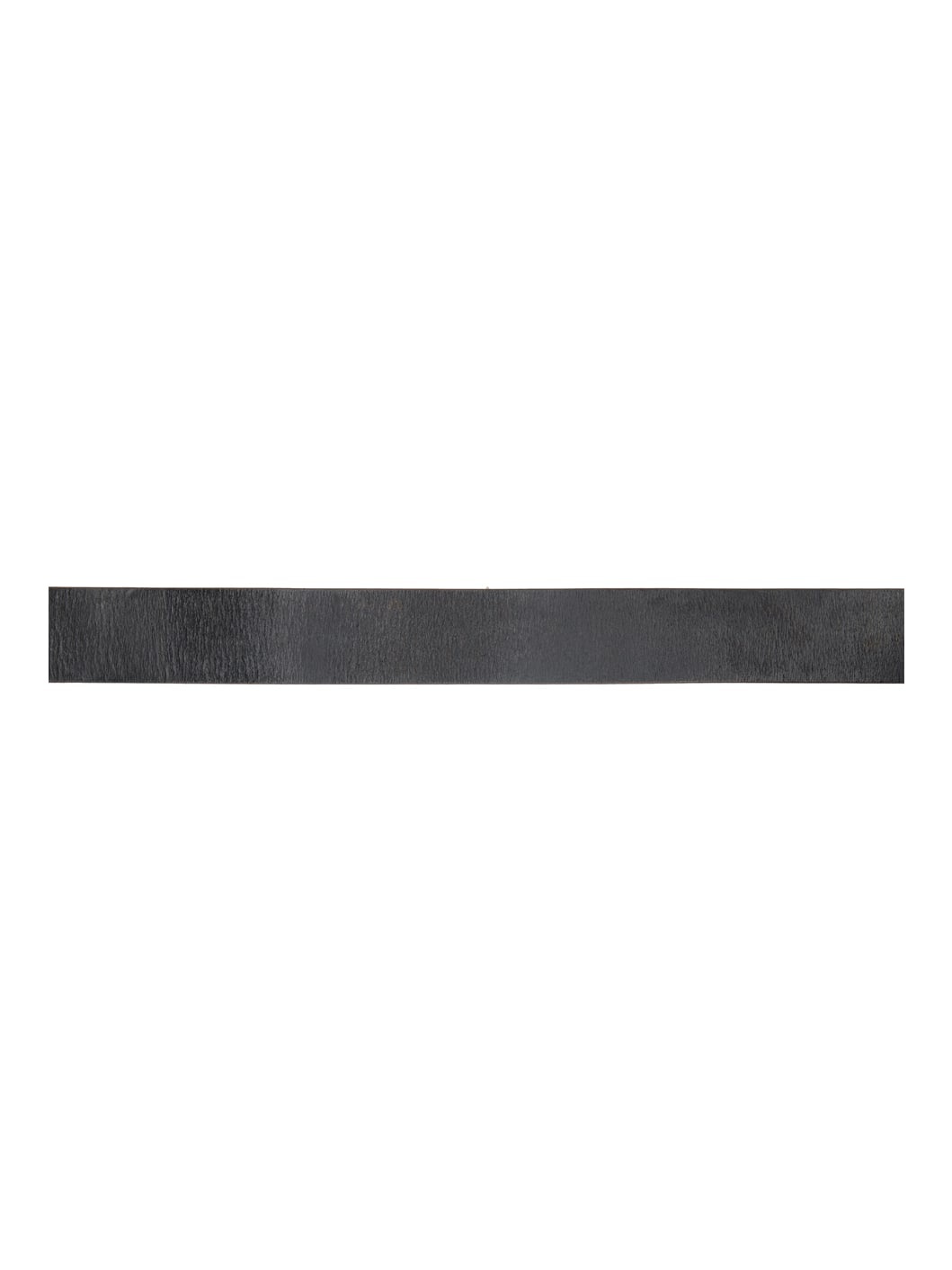 Black Leather Double–O-Ring Belt - 2