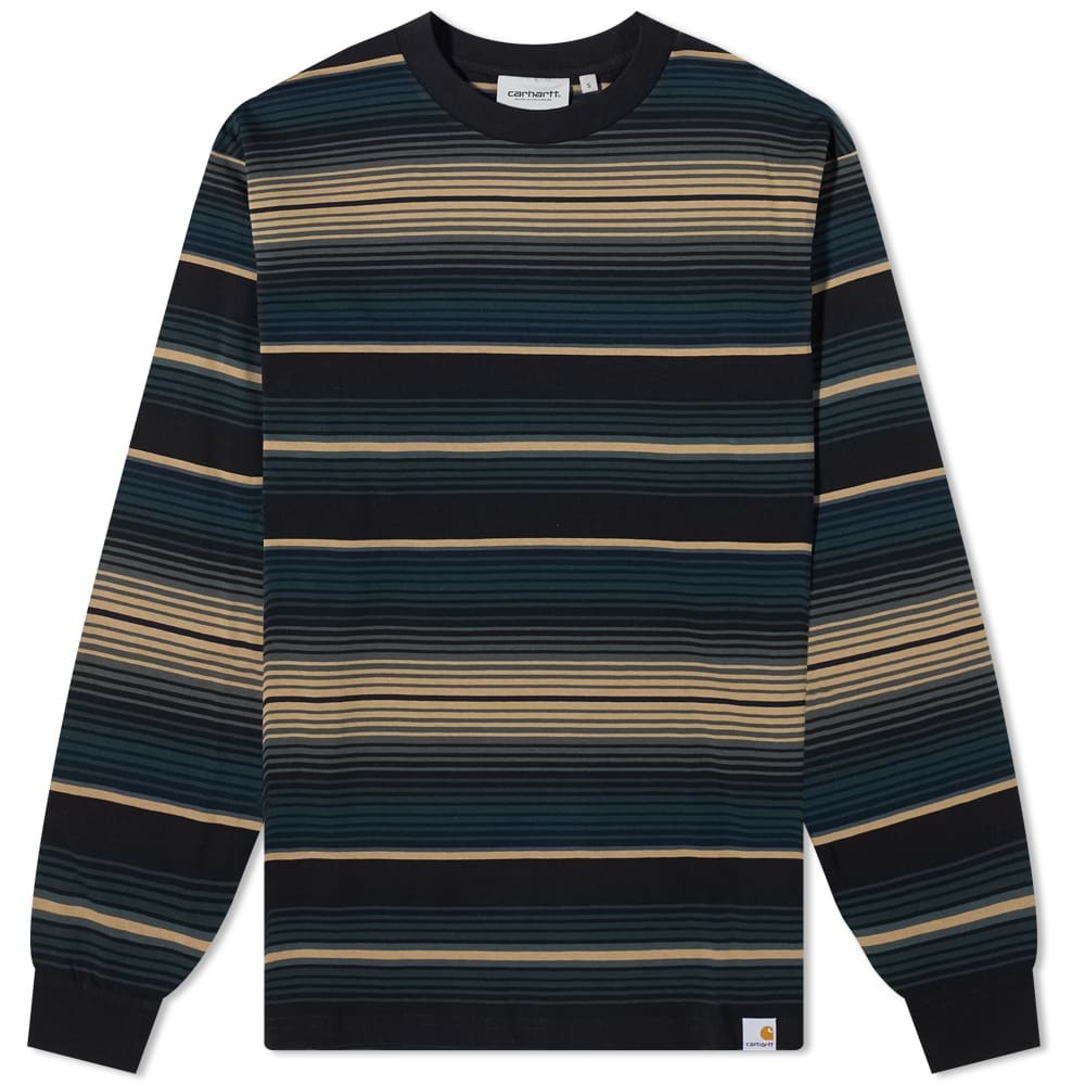 Carhartt WIP Long Sleeve Tuscon Stripe Tee - 1