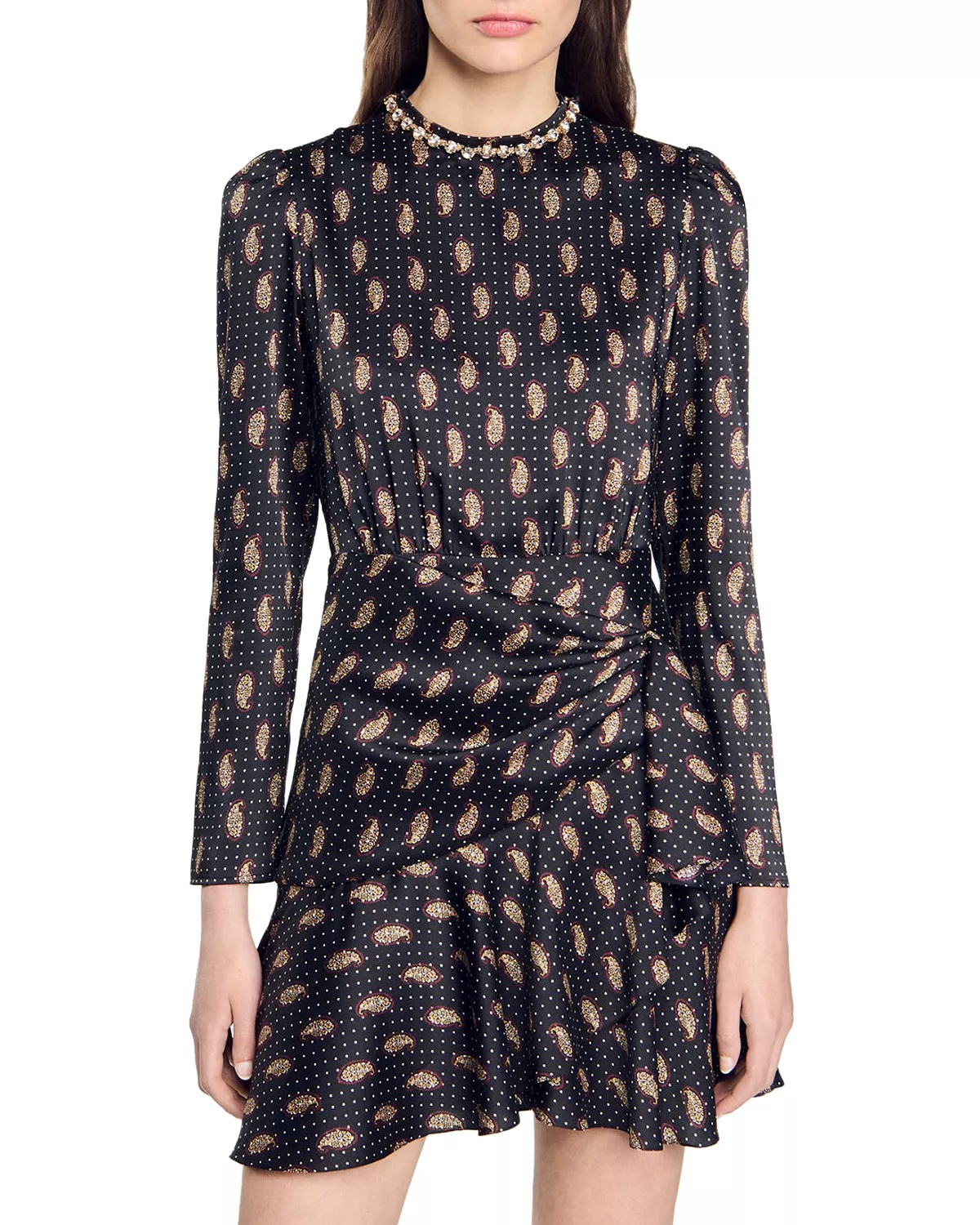 Sandro Griselda Dress bloomingdales REVERSIBLE