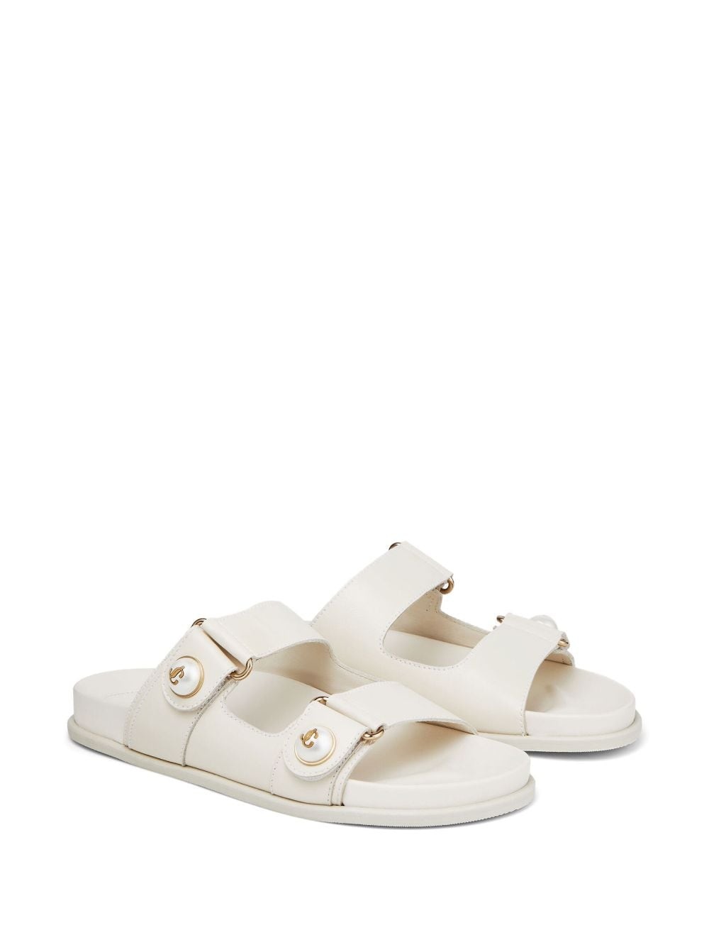 Fayence pearl-embellished sandals - 2