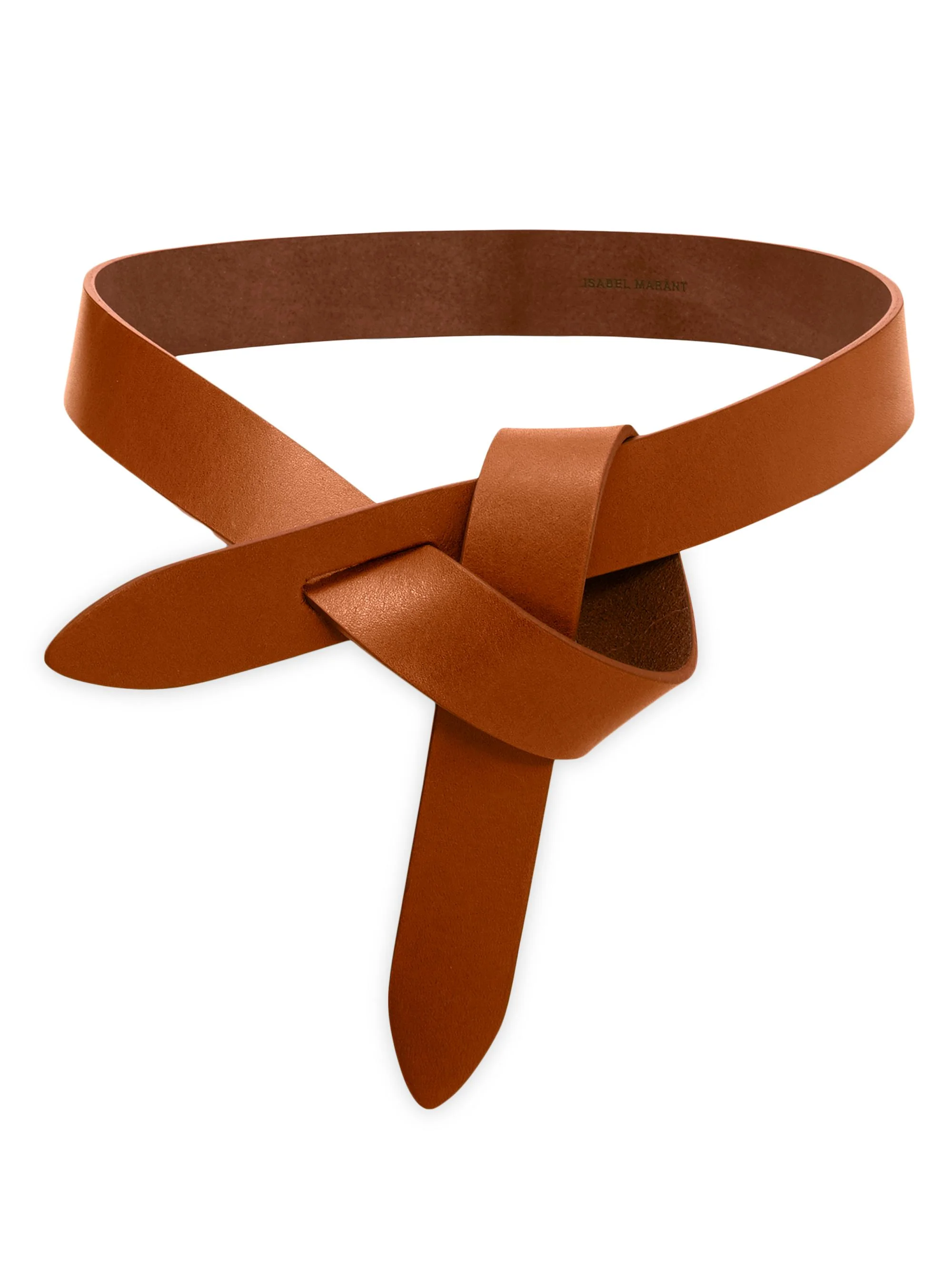 Women's Lecce Knotted Leather Belt - Natural - 1