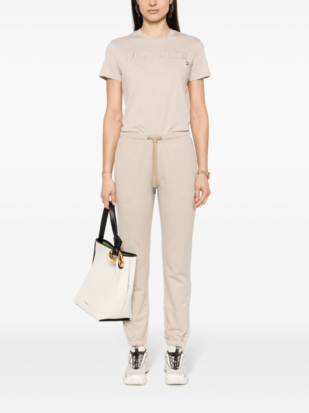 logo-appliquÃ© track pants - 2