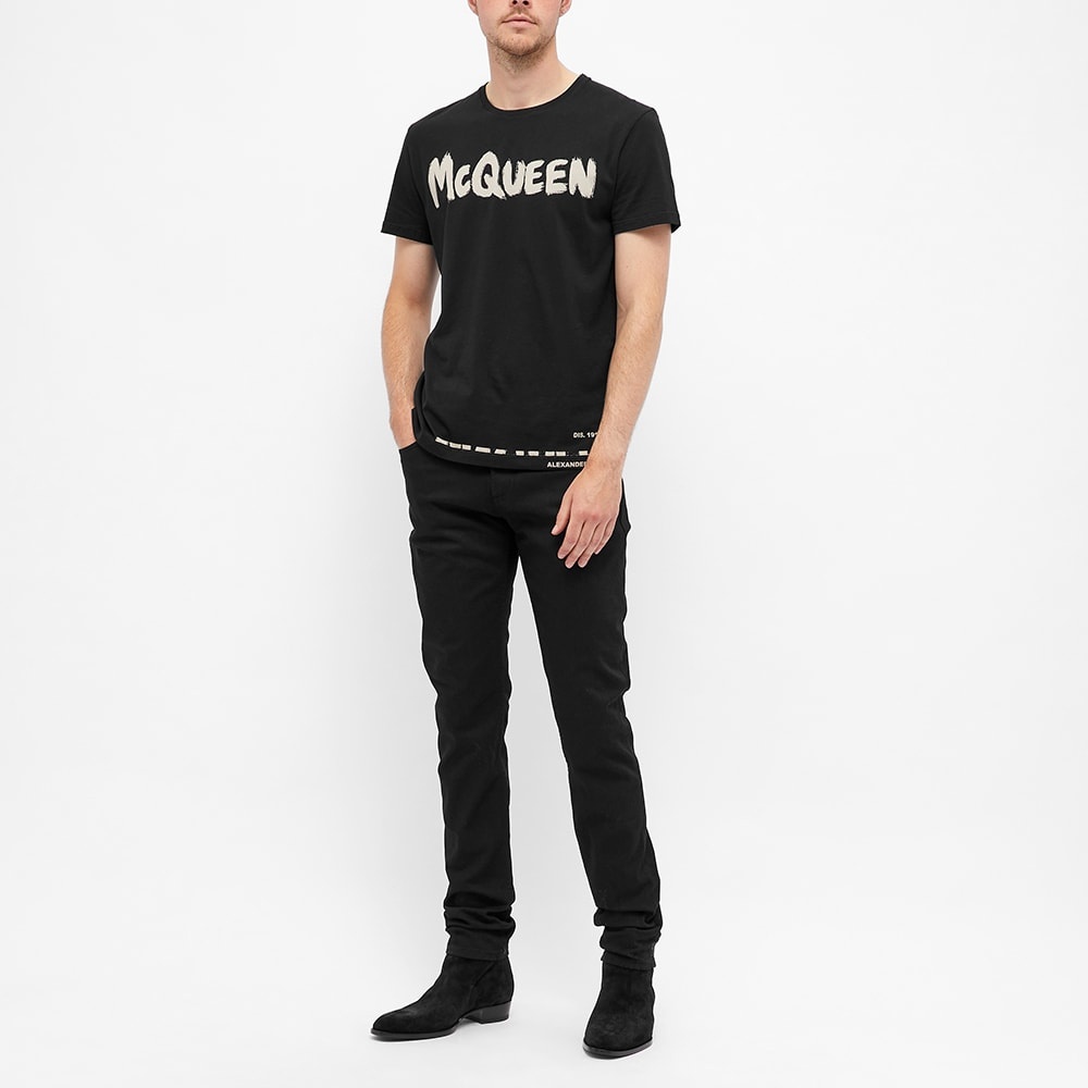 Alexander McQueen Graffiti Logo Tee - 6