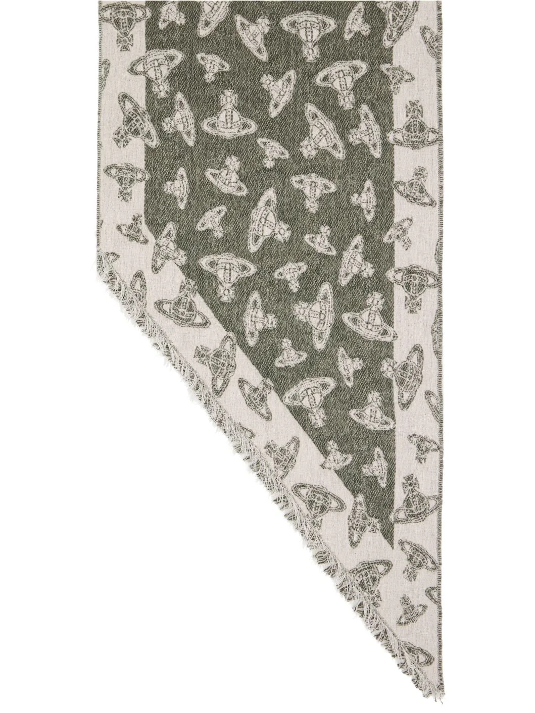 Green Two Point Scarf - 1