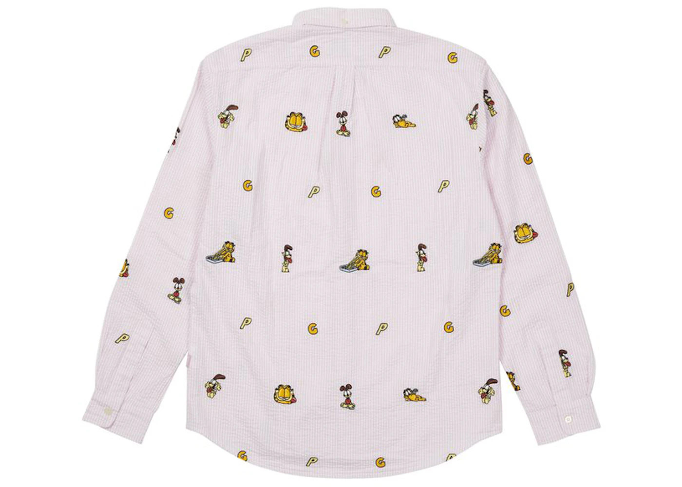 Palace Garfield Boojie Shirt Pink/White - 2