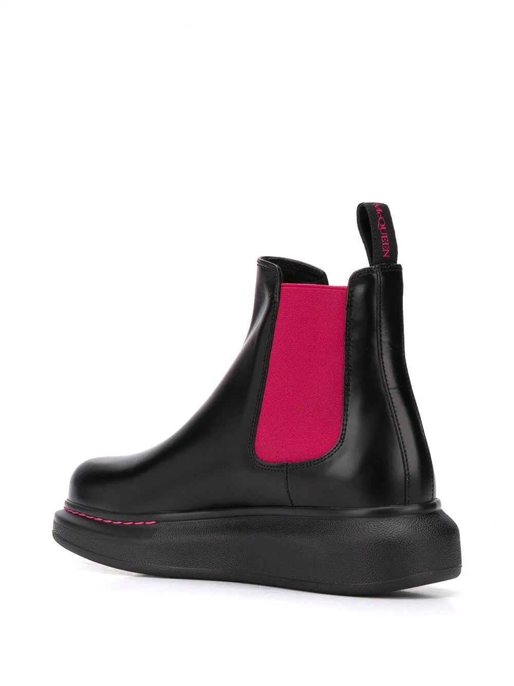 contrast Chelsea boots - 3