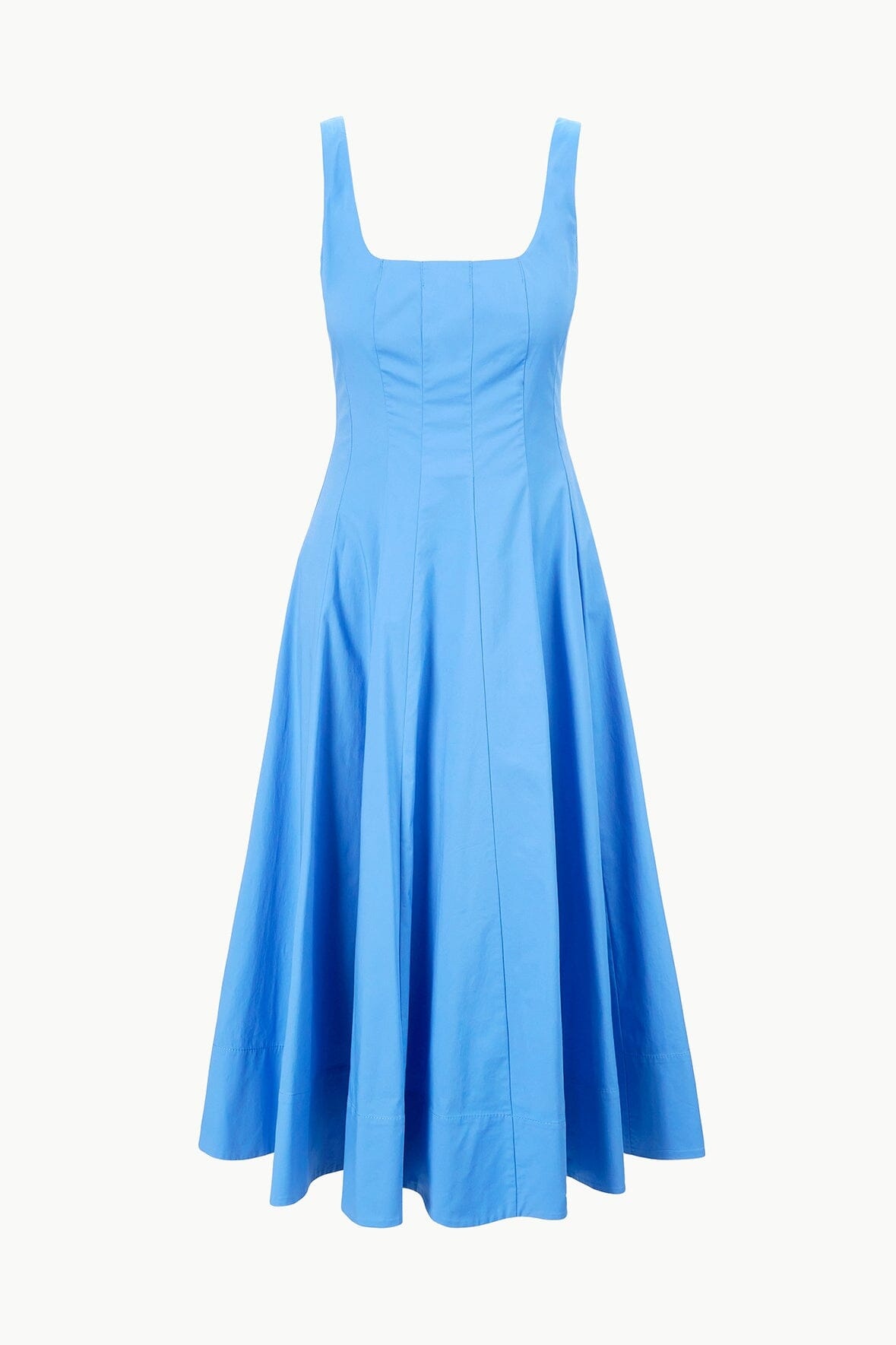 STAUD WELLS DRESS CORNFLOWER - 1