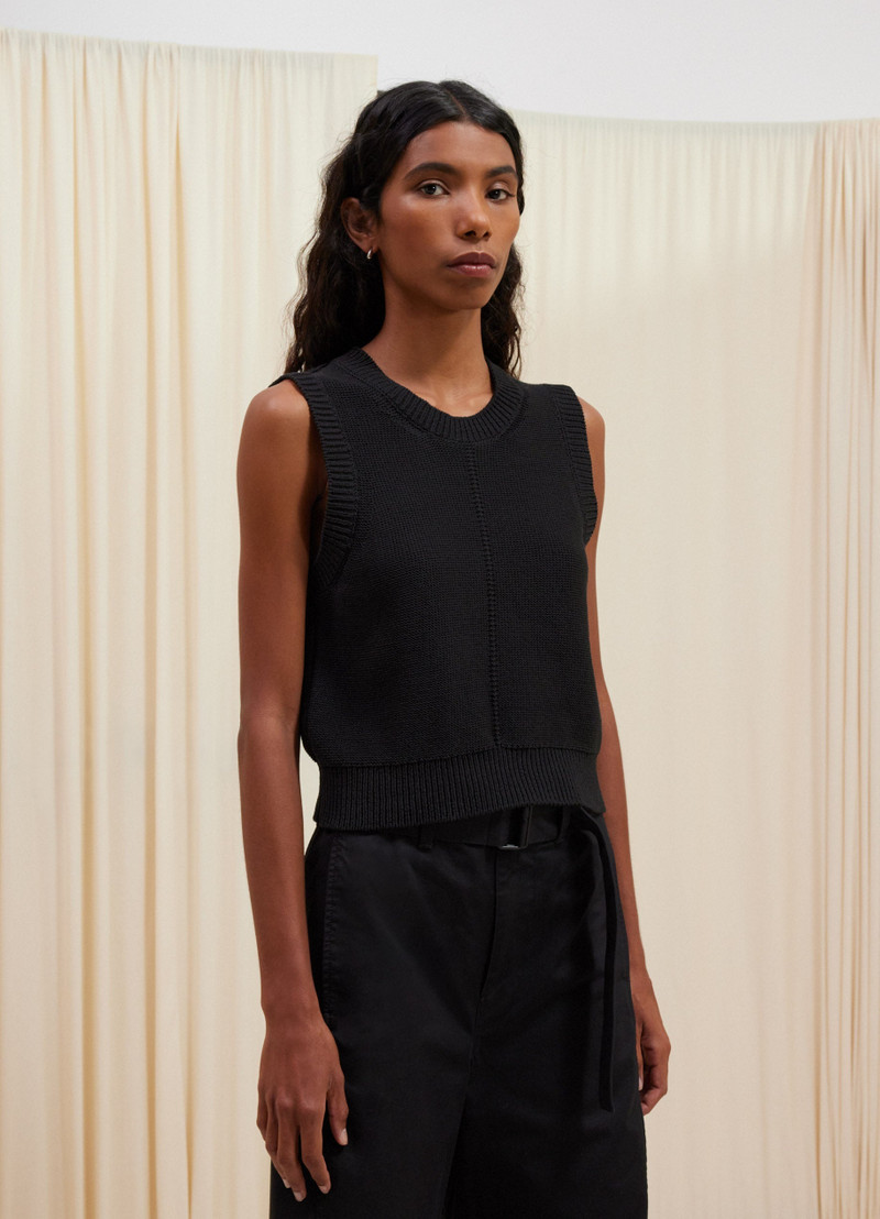 Lemaire SLEEVELESS CROPPED SWEATER outlook