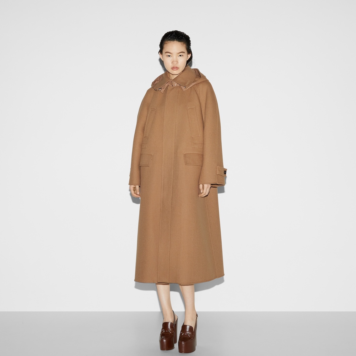 Wool cashmere coat - 3