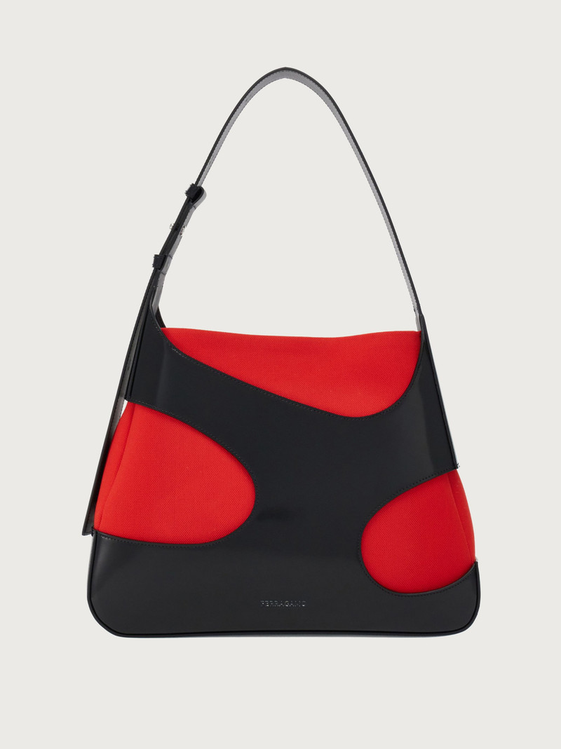 Shoulder bag with cut-out detailing (L) - 1