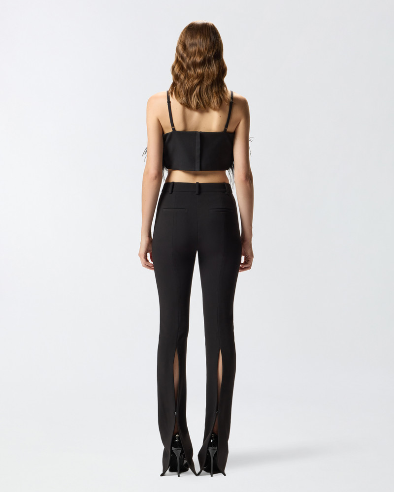 CROP TOP WITH FEATHER DETAILING 4