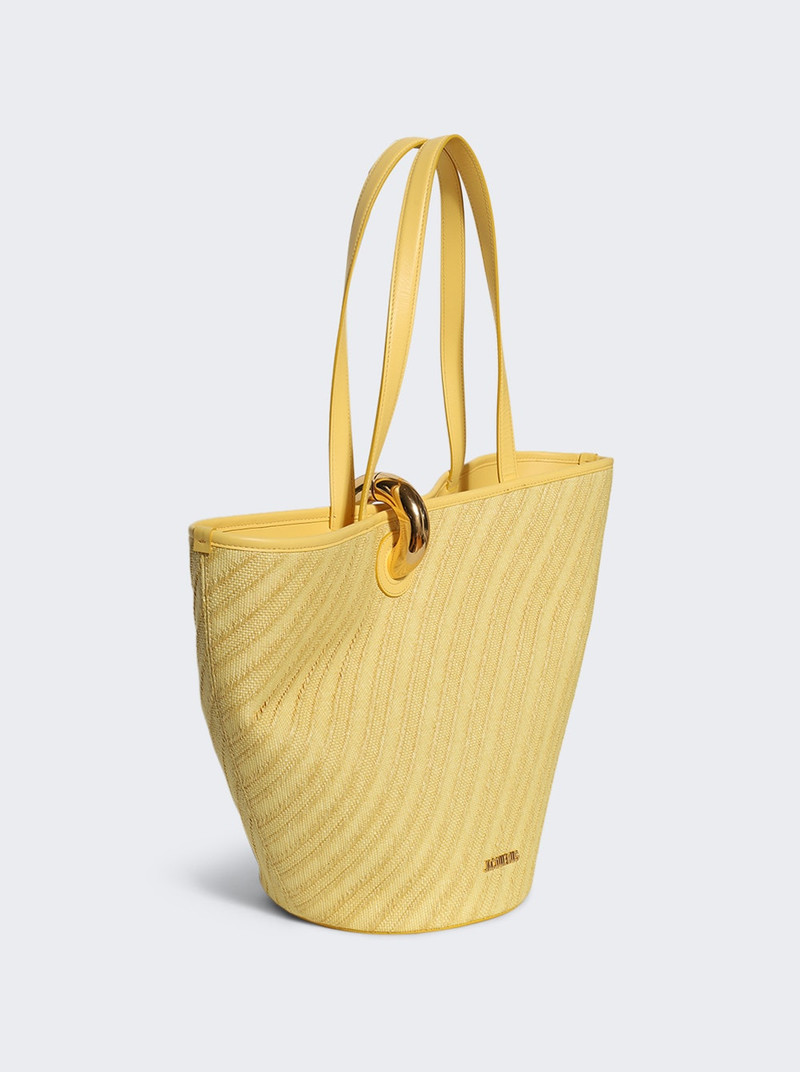 JACQUEMUS Le Bambola Bucket Bag Light Yellow outlook