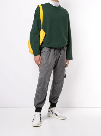 Y-3 straight-leg tracksuit bottoms outlook