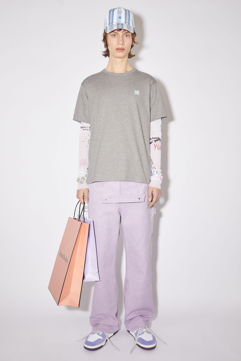 Acne Studios Low top suede sneakers - Blue/white outlook