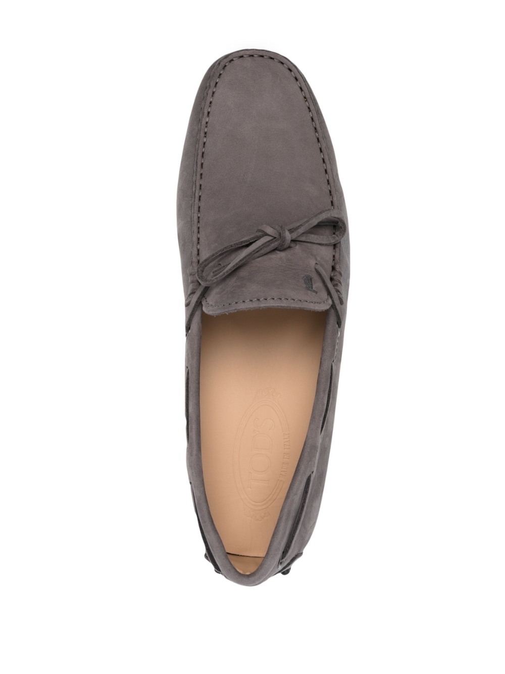 Gommino lace-up suede loafers - 4