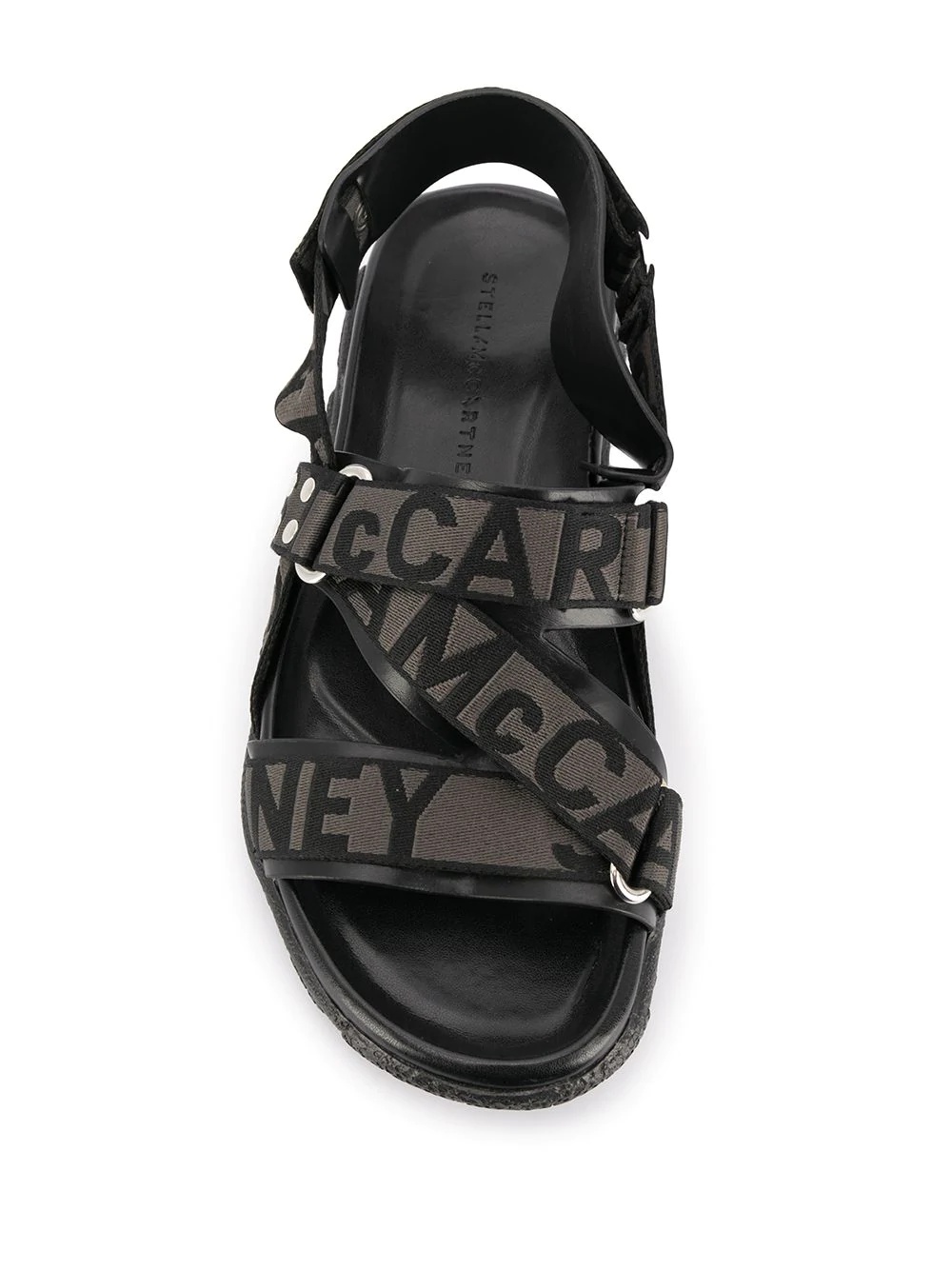 logo strap sandals - 4