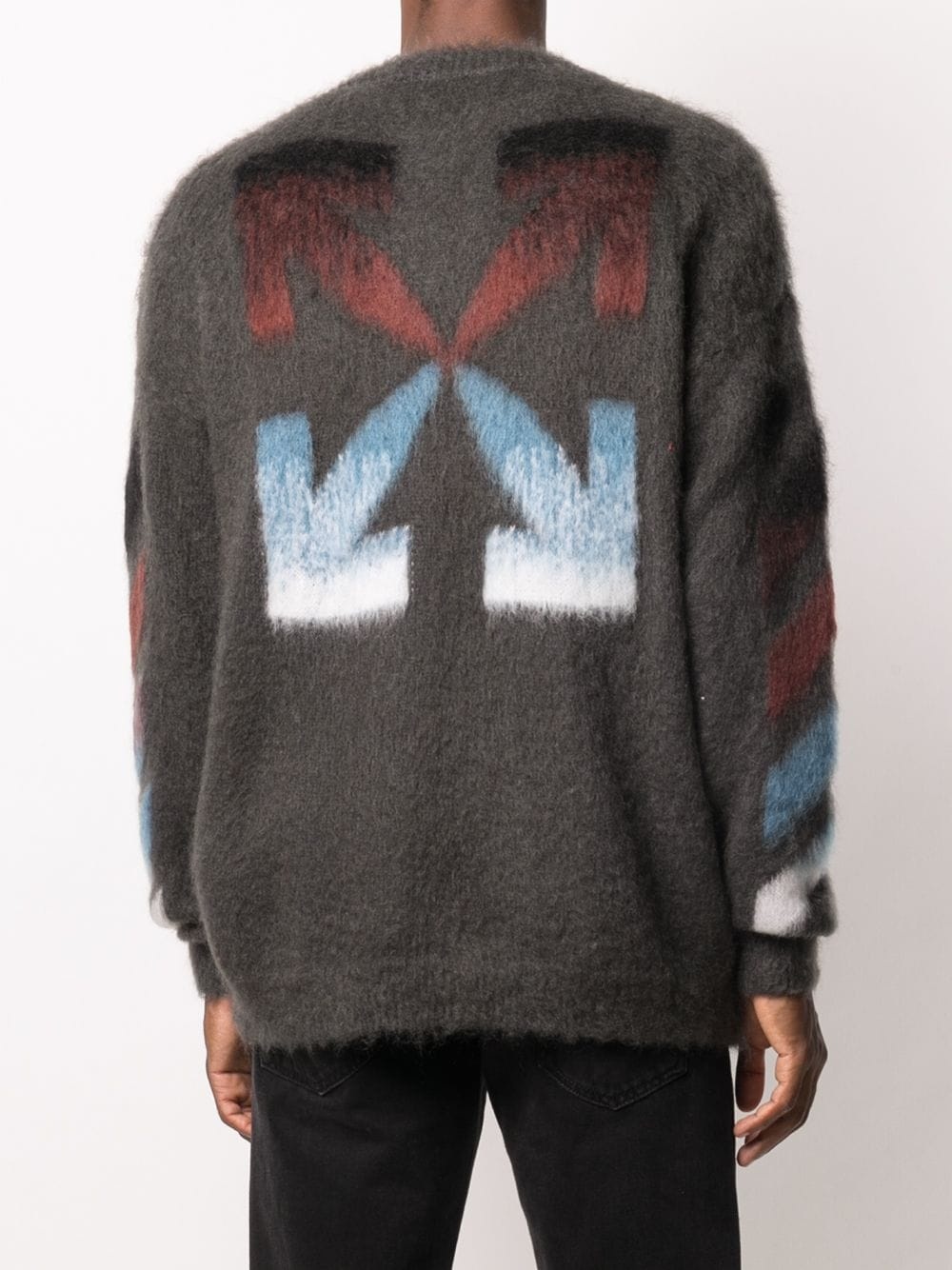 diagonal Arrows knitted jumper - 4