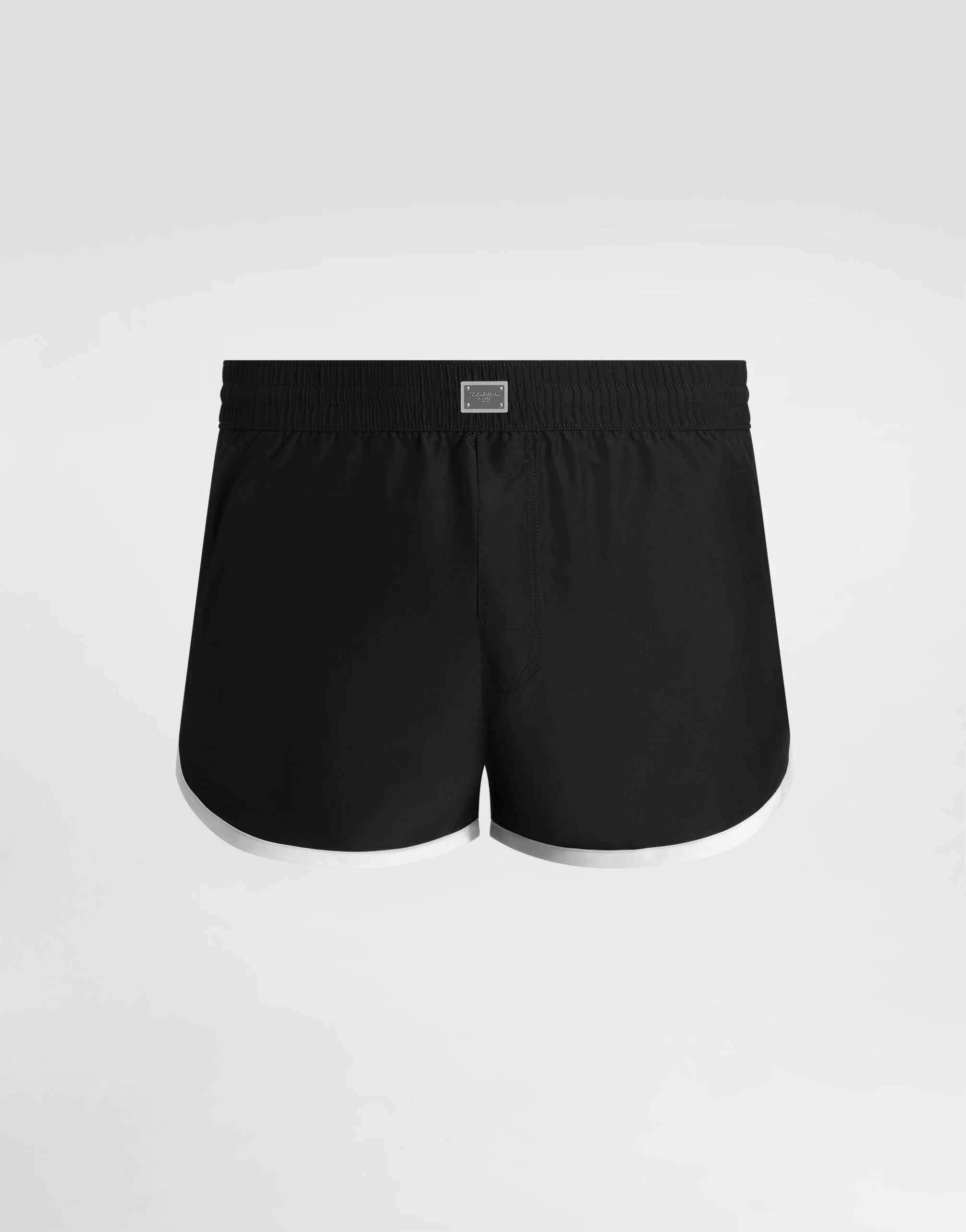 Short swim trunks with tag - 1