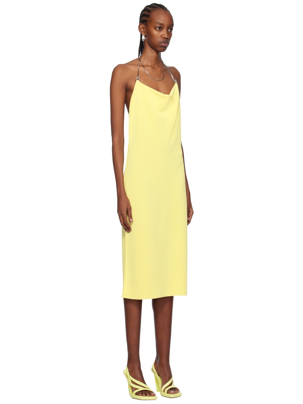 Yellow Chain Midi Dress - 2