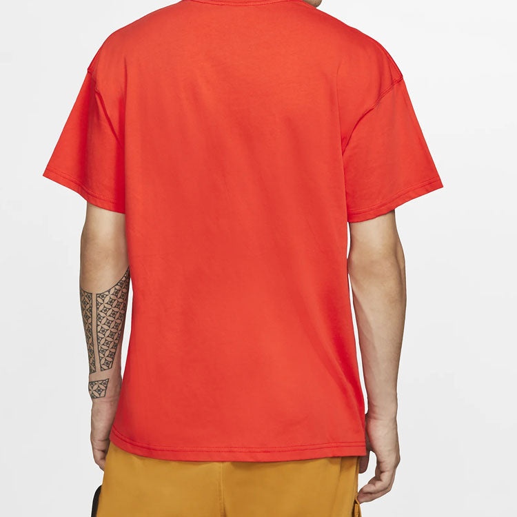 Nike ACG Small Logo Casual Short Sleeve Red BQ7343-634 - 4