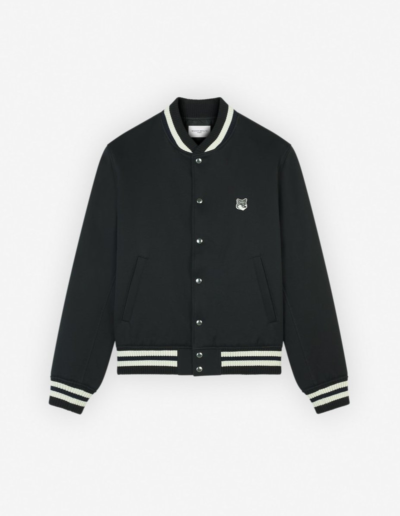 TEDDY BLOUSON IN COTTON WITH GREY FOX HEAD 1
