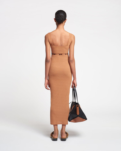 Nanushka Beaded Mesh-Jersey Midi Dress outlook