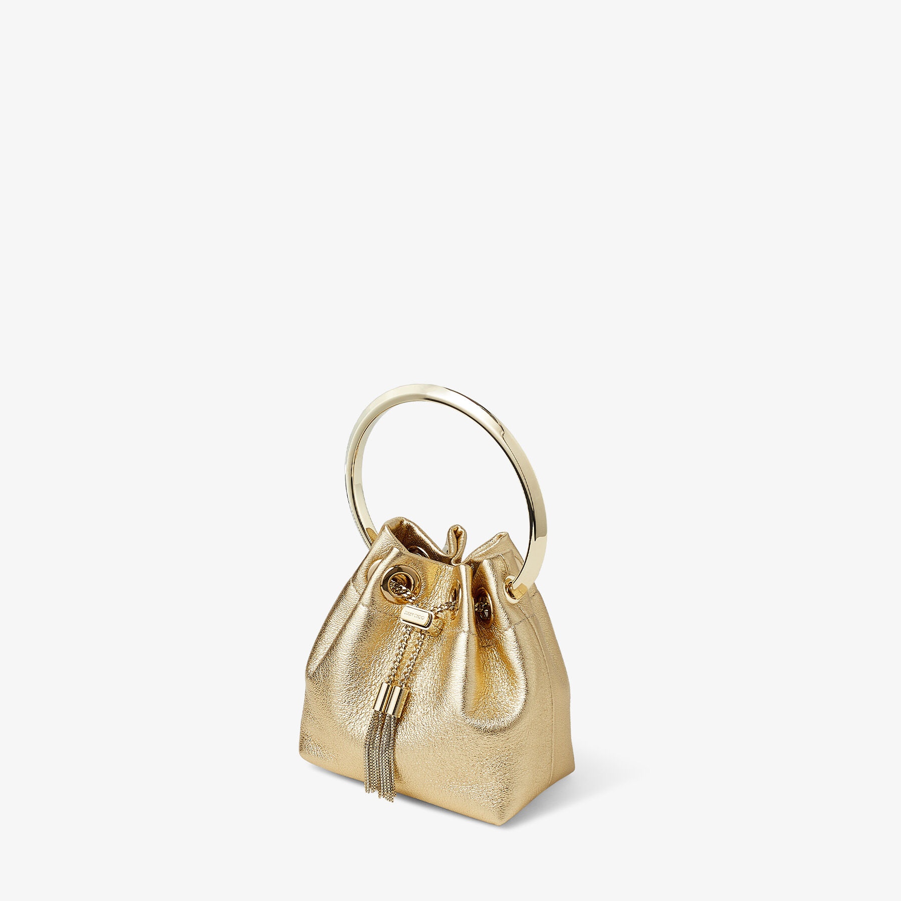 JIMMY CHOO Micro Bon Bon クラッシュベルベット ミニバッグ MICROBONBONBXW_001456_FRONT_vg