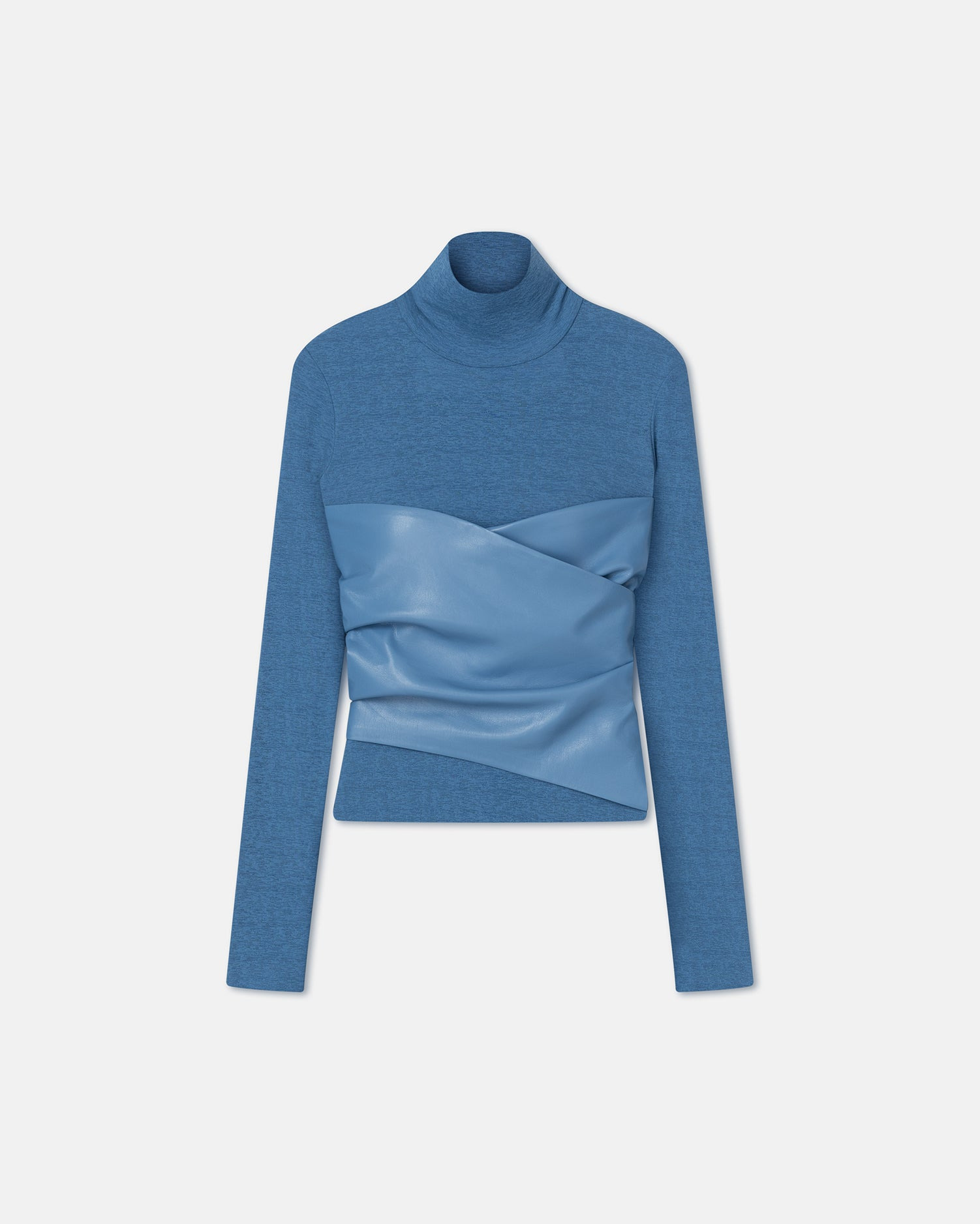Mesh Jersey And Okobor™ Alt-Leather Top - 1