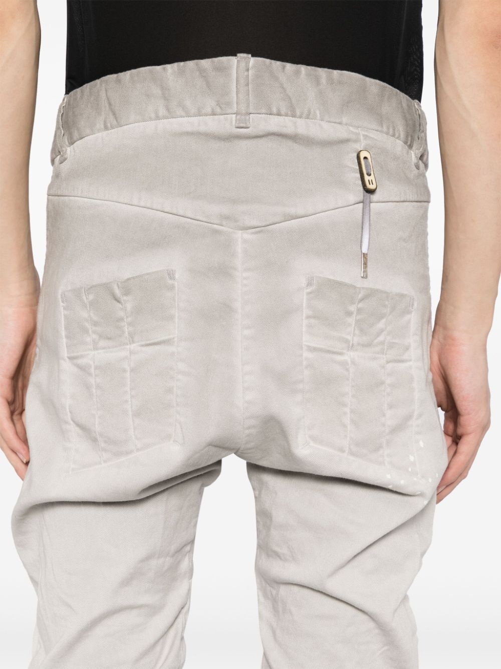 drop-crotch skinny trousers - 5