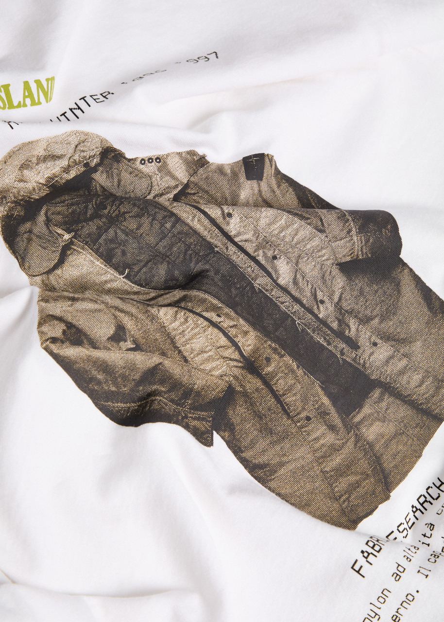 Stone Island Archivo Logo-printed Cotton T-shirt - 5