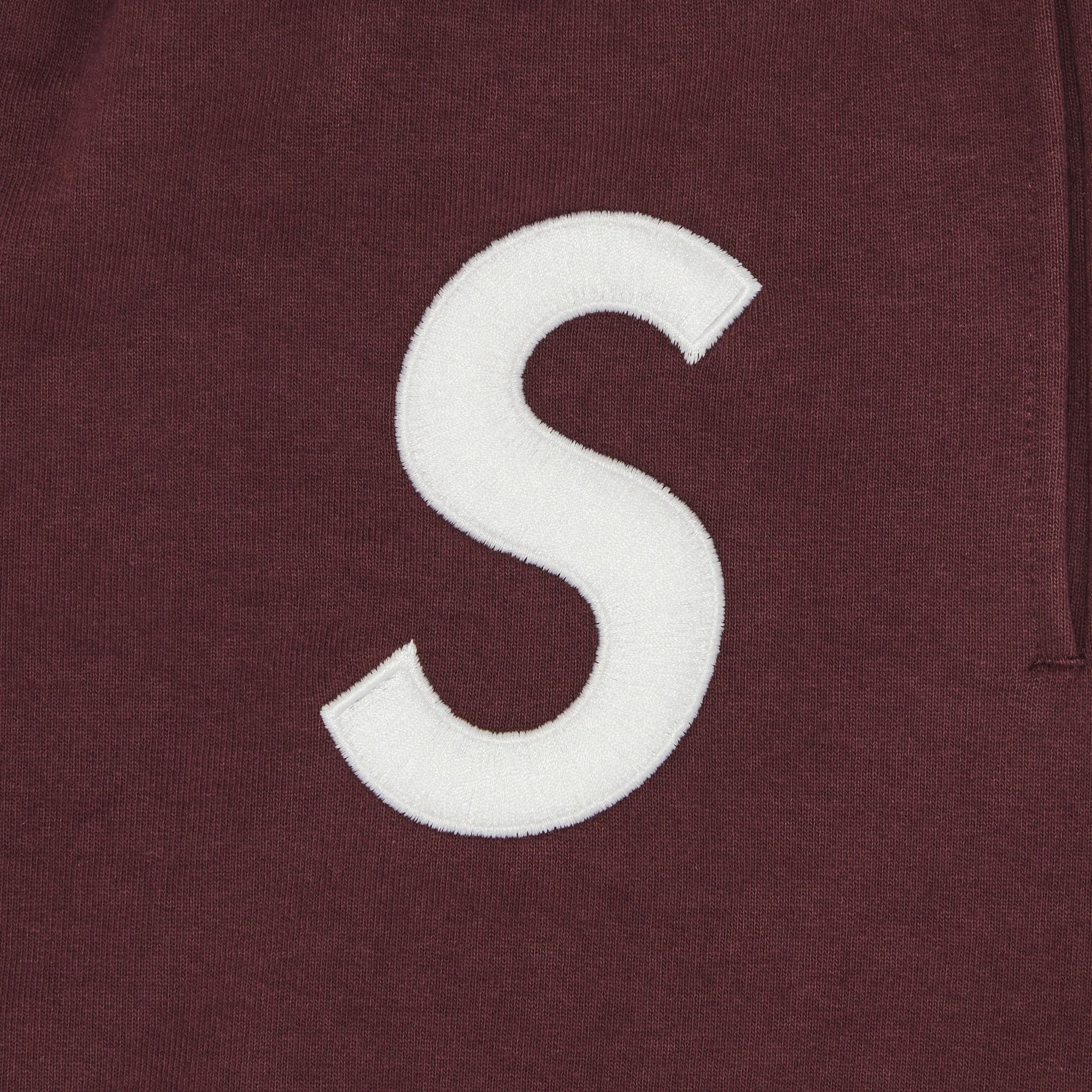 Supreme S Logo Sweatpant 'Maroon' - 3