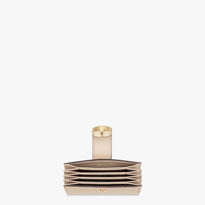 FENDI Pink leather card holder outlook