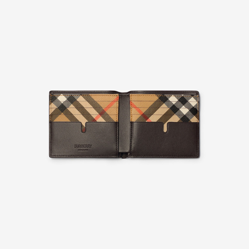 Burberry Pop Check Bifold Wallet outlook