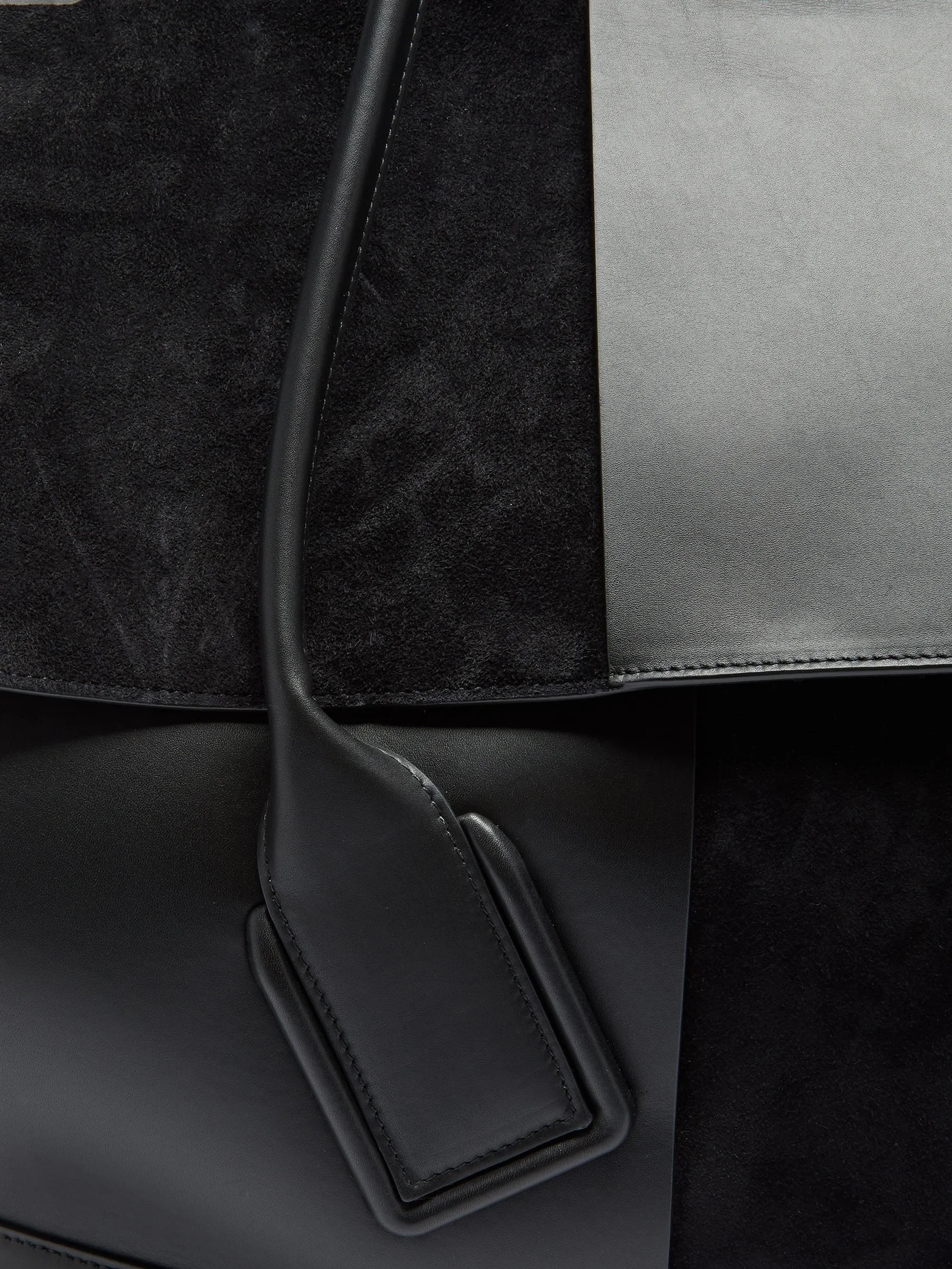 The Arco maxi suede and leather holdall - 4