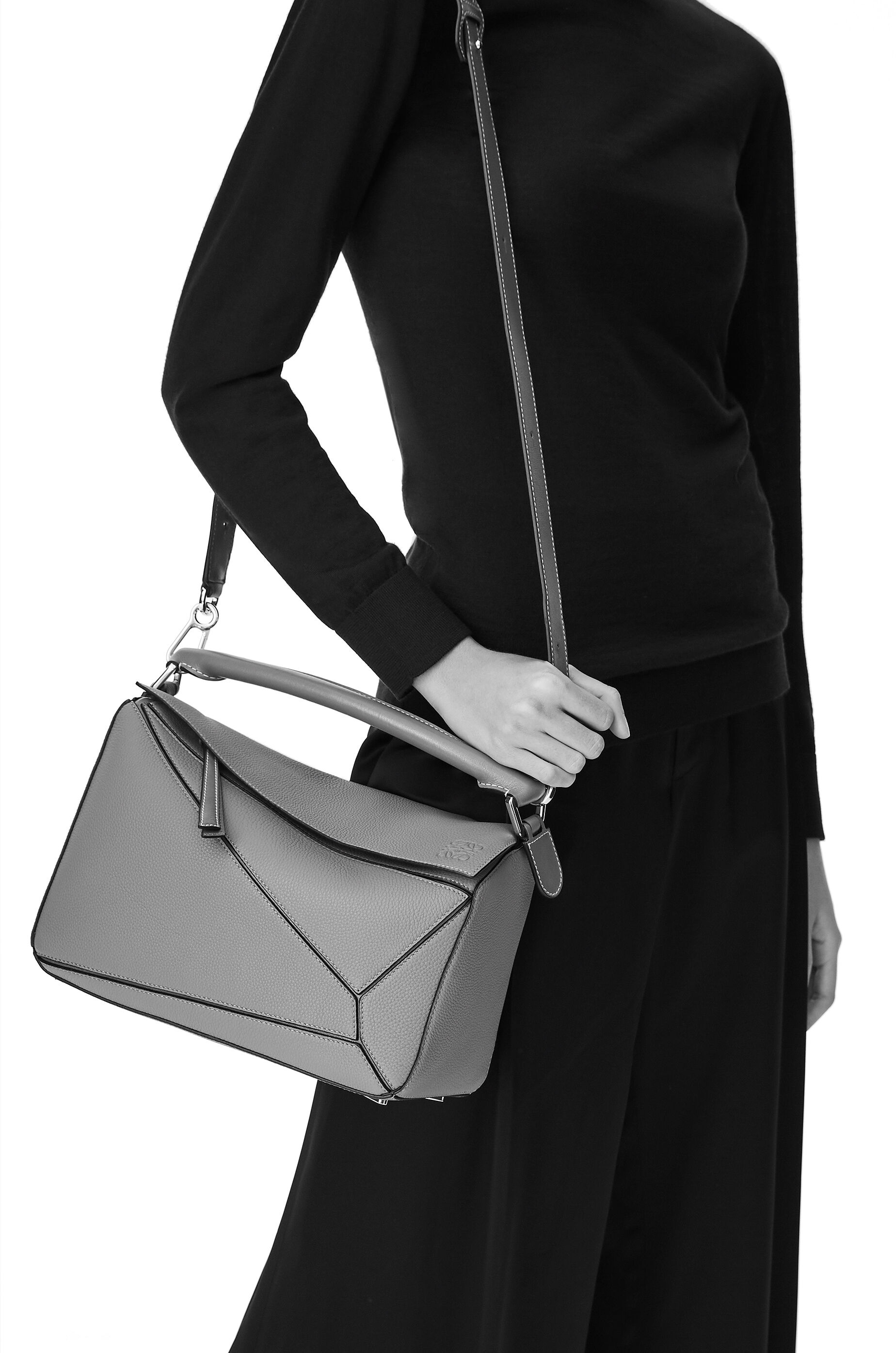 Puzzle bag in soft grained calfskin - 2