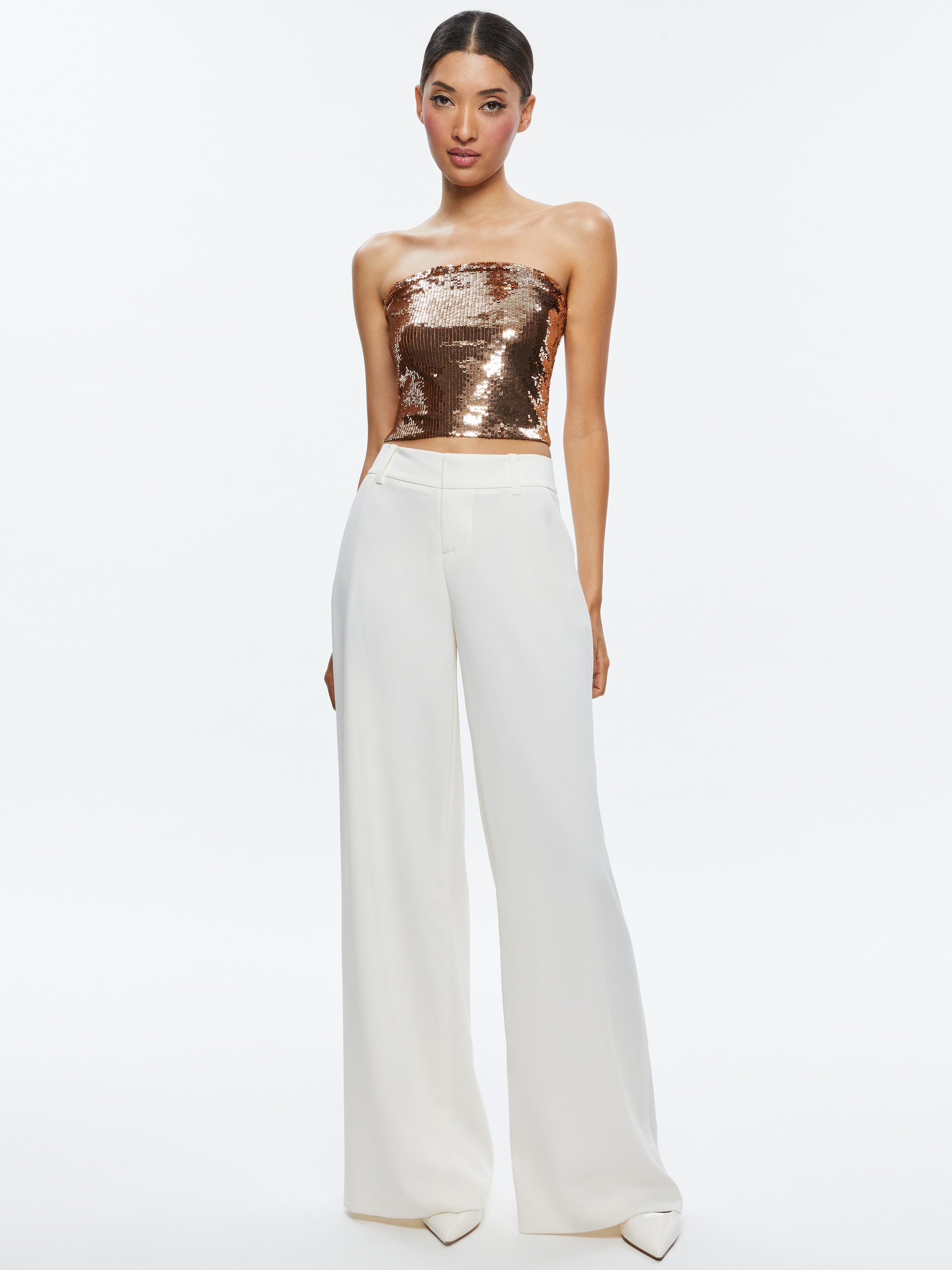 VIVI SEQUIN CROPPED TOP - 3